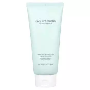 Nature Republic, очищающая пенка Jeju Sparkling Foam Cleanser, 300 мл (10,14 жидких унций)