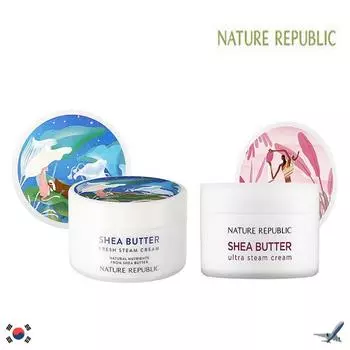 NATURE REPUBLIC ПАРОВОЙ КРЕМ С МАСЛОМ ШИ 100мл розовый