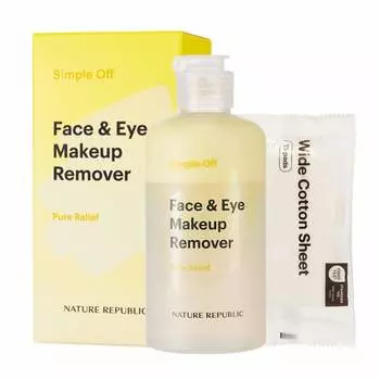 Nature Republic Простое средство для снятия макияжа с лица и глаз Pure Relief Special Set 240 мл (3 варианта) 1PCS