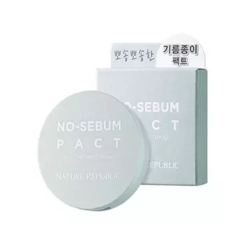 Nature Republic Provence Tea Tree No Sebum Powder Pact 4g