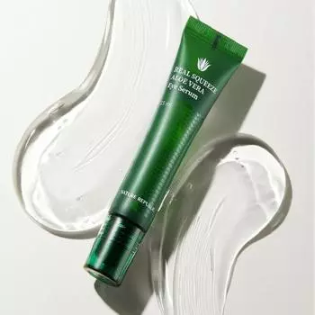 Nature Republic Real Squeeze Сыворотка для век с алоэ вера 15 мл