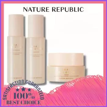 NATURE REPUBLIC Snail Solution Skin Booster 130 мл / Эмульсия 120 мл / Крем 52 мл