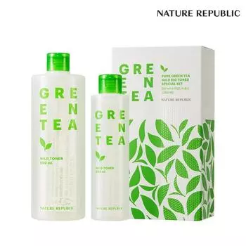 Nature Republic Специальный набор мягкого тонера на основе зеленого чая, 1 набор, 700 мл