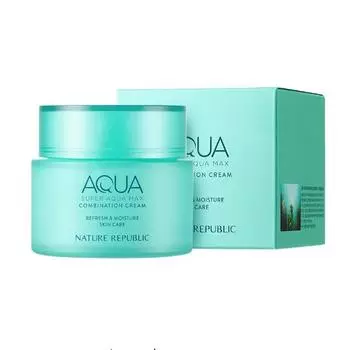 Nature Republic Супер Аква Макс комбинированный водный крем(Сложность, большая емкость)120мл 1ea