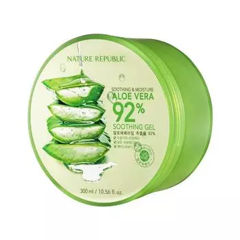 [Nature Republic] Успокаивающий гель с алоэ вера Soothing & Moisture 92% 300 мл
