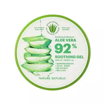 Nature Republic Успокаивающий и увлажняющий гель с алоэ вера, 300 мл