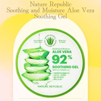 Nature Republic Успокаивающий и увлажняющий гель с алоэ вера 300 мл 1ea