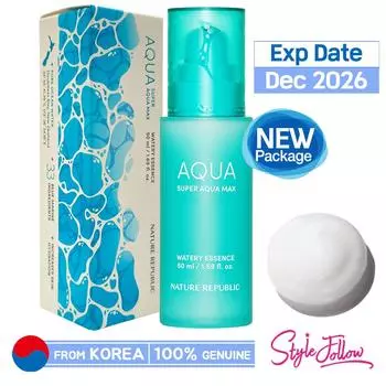 Nature Republic Водяная эссенция Super Aqua Max 50 мл 1pc + Sample Gifts