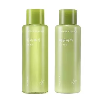 Nature Republic Young Green Tea Мягкий тоник, эмульсия 155 мл НОВИНКА 1PCS