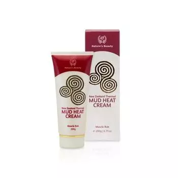Nature s Beauty Mud Heat Cream 200г 3 упак. Тепловой крем Rotorua Mud Healing Cream Масло чайного дерева, 3 шт.