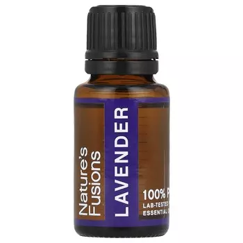 Nature s Fusions, 100% pure essential oil, lavender, 15ml