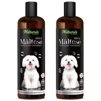 Nature s Maltese Dog Moisturizing Shampoo, 500мл, 2 шт., Корейский шампунь для домашних животных