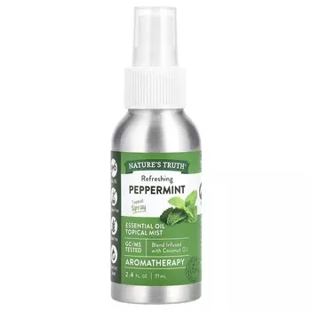 Nature s Truth, Essential Oil, Topical Mist, Refreshing Peppermint, 2.4 fl oz (71 ml)