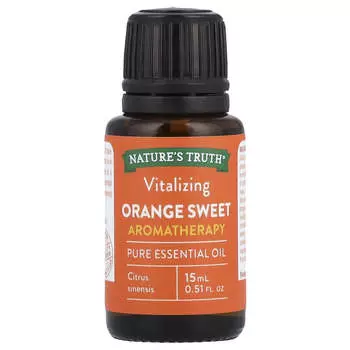 Nature s Truth, Pure Essential Oil, Vitalizing Orange Sweet, 0.51 fl oz (15 ml)