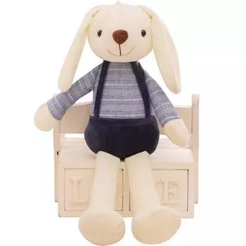 Nature Times cute rabbit doll, navy, 40cm, Popular toys for Korean children