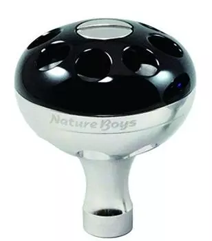 NatureBoys Reel RP Handle Knob Saltiga Black 4500/5000 HA-G01