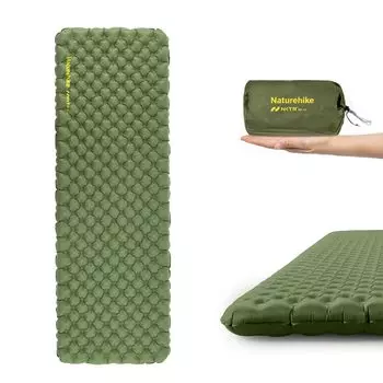 Naturehike Air SGS Сверхлегкий унции Толщина дюймы 12 Подходит для температур выше Восемь слоев тепла Мумия Надувной Кемпинг Спать в