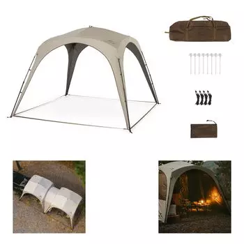Naturehike брезент большой один бесконечно соединяемый на всех четырех водонепроницаемый легкий тепловой ультра ультрафиолетовый отдельно стоящий домик горный катастрофа легкий ультрафиолетовый для 3
