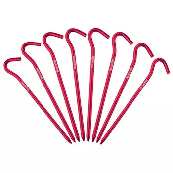 Naturehike Cast Set of 8 Tent Strong and For Sandy Hard For Construction Outdoor Camping Peg, 18 см, Peg, Durable, Beach, Grave, Ground, Grassland,