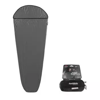 Naturehike inner sheet, sleeping bag, travel sheet, sleeping bag liner, ultra-lightweight, compact, highly elastic, soft to the touch, quick drying, h
