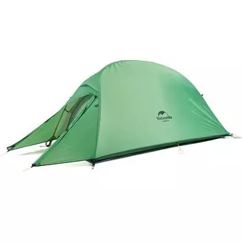 Naturehike Легкий и прочный, ветрозащитный, с прочной дверью, водонепроницаемая внешняя и внутренняя палатка для улицы, 4000 мм, для 1 высокопроизводительной палатки зелёный