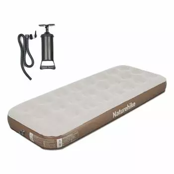 Naturehike Official Air Mat с надувным устройством для кемпинга, для одного человека, для гостей, 20 см, очень толстый, простой, толстый, ворсистый, предотвращение стихийных бедствий, кровать