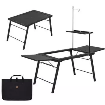 Naturehike Official Shop IGT Table Multifunctional 2 Units Outdoor Foldable Compact Low Table Outdoor Medium Table BBQ Camping Easy to Assemble Conven