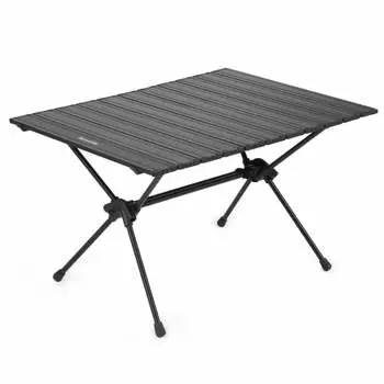 Naturehike Official Shop Outdoor Table, Folding Table, Height Adjustment, 2 Levels, Aluminum, Camping, Lightweight, Load Capacity 30kg, Compact Storag