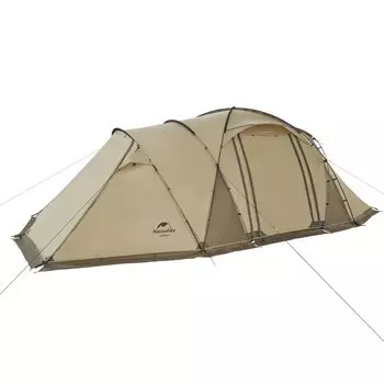 Naturehike Official Shop Туннельная палатка 2-комнатная палатка с навесом, двухслойная, с юбкой, дышащая сетка, несколько входов, передняя камера, защита от ультрафиолета, вода