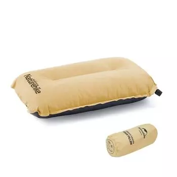 Naturehike Outdoor Camping Pillow Автоматическая надувная подушка Ультралегкая подушка Travel Camping Equipment (Цвет хаки)