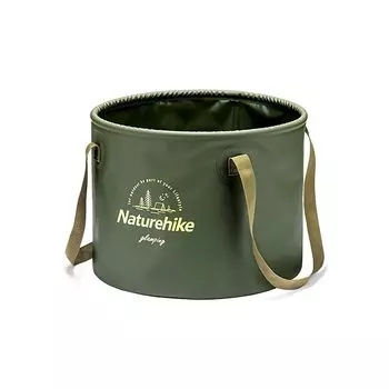 Naturehike складное ведро для белья цилиндрическая ванна для стирки портативная складная конструкция 10 л 20 л большая емкость отдельно стоящая раковина емкость для воды водяной насос зелёный