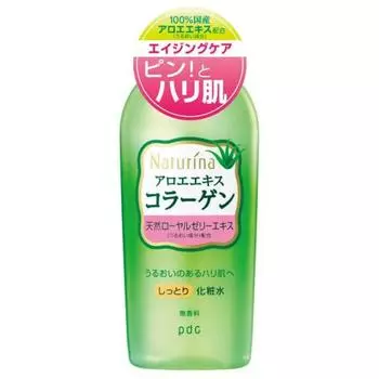 Naturina Moist Lotion 190 мл Лосьон для ухода за кожей, укрепляющий кожу, экстракт алоэ, коллаген, экстракт маточного молочка, уход за кожей