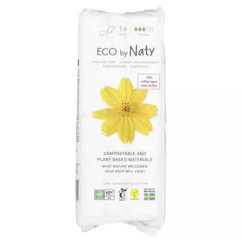 Naty, sanitary pad, general, 14 pieces