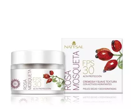 Natysal Crema Rosa Mosqueta Natural Fps 30 50мл