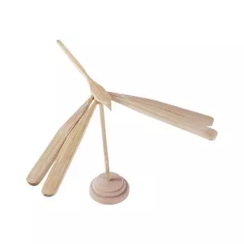 Научная выставочная модель Деревянные летающие стрелы Игрушки Балансирующие стрекозы Игрушки Балансирующие бамбуковые стрекозы Wood Color