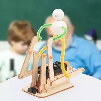 Научные детские игрушки-роботы, креативное мышление, износостойкие STEM, деревянные беговые роботы, наборы игрушек для образования