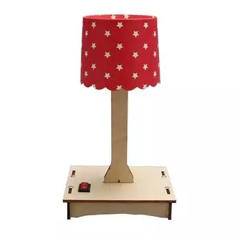 Наука и технологии Мелкое производство DIY Красочные маленькие настольные лампы Материал Начальная школа Научный эксперимент Изобретение Собранные вручную модели Игрушки красный