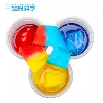 Наука Малое производство Паровая передача цвета Учащиеся начальной и средней школы Головоломка Веселье Физическое явление капиллярности Материалы ручной работы красный