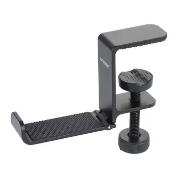 Наушники aceyoon Наушники Алюминиевые наушники Большая грузоподъемность Настольный держатель до 38 см Органайзер Подставка, Легкий, Складной, Вешалка, Сплав, чёрный