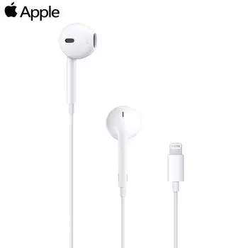 Наушники Apple EarPods со штекером USB-C, дополнительным разъемом 3,5 мм, подсветкой, проводными вкладышами и встроенным пультом дистанционного управления для управления музыкой, телефонными звонками и громкостью