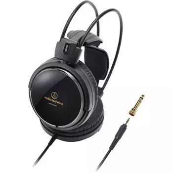 Наушники Audio Technica ATH-A500Z проводные с закрытым кабелем 3 м, оригинальные из Японии чёрный