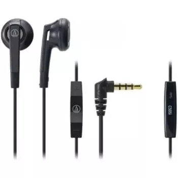 Наушники Audio Technica Ath C505i Bk с проводным микрофоном для iPod iPhone iPad Black Black с пультом дистанционного управления для iPod iPhone iPad