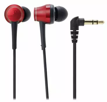 Наушники Audio Technica ATH-CKR70 RD проводные канального типа с высоким разрешением, совместимые с черным цветом