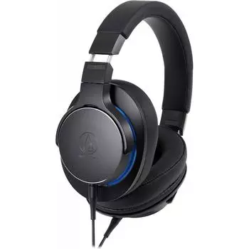 Наушники Audio Technica Ath Msr7b Bk Проводные портативные портативные Hi-Res совместимые с источником звука Soundreality Black Normal Black