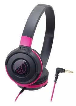 Наушники Audio Technica BPK Проводные Наушники STREET MONITORING Портативные Наушники Черный Розовый ATH-S100 Накладные