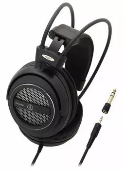 Наушники Audio Technica проводные открытого типа черные ATH-AVA500 чёрный