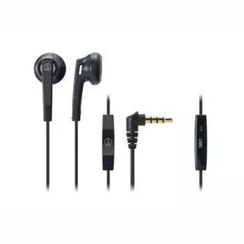 наушники audio-technica внутреннего типа для iPodiPhoneiPad черные ATH-C505i BK