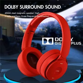 Наушники беспроводные кожа буйвола