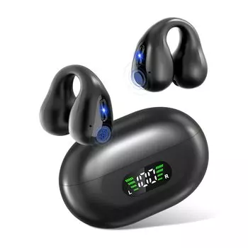 Наушники беспроводные наушники Bluetooth улучшенное качество звука и очарование амбушюра Открытые наушники Наушники-манжеты Наушники, которые не блокируют