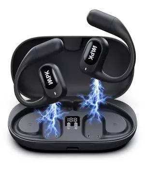 Наушники Беспроводные наушники OWS Наушники Беспроводные наушники Bluetooth-наушники OWS Совместимость с Bluetooth До 40 часов воспроизведения музыки Светодиод